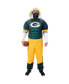Фото #1 товара Пижама мужская Jerry Leigh Green Bay Packers в игровом стиле, зеленая.