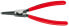 KNIPEX 46 11 A0 - Circlip pliers - Chromium-vanadium steel - Plastic - Red - 14 cm - 85 g