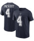 Men's Dak Prescott Navy Dallas Cowboys Name and Number T-shirt Синий, L - фото #1