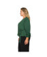 ფოტო #2 პროდუქტის Plus Size Wrap Tie Long Sleeve Blouse