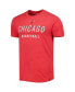 Фото #2 товара Men's and Women's Red Chicago Bulls Turbo Tri-Blend T-shirt