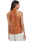 ფოტო #2 პროდუქტის Women's Printed Crisscross Halter Top