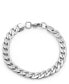 Фото #2 товара Men's Silver-Tone Cuban Bracelet