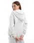 Фото #4 товара Cotton On classic zip through hoodie in vintage white