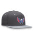 ფოტო #3 პროდუქტის Men's Charcoal Washington Capitals Authentic Pro Home Ice Snapback Hat