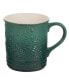 Stoneware Mug with Embossed Olive Branch, 14 oz