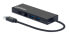 Фото #2 товара Manhattan USB-A Dock/Hub - Ports (x5): Ethernet - HDMI - USB-A (x2) and VGA - Micro-USB Power Input Port (Optional - only when additional power needed. Not required for dual monitor functionality. Cable not included) - Aluminium - Black - Three Year Warranty - Reta