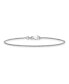 ფოტო #1 პროდუქტის Spiga Anklet Chain in 14k White Gold