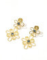 Фото #2 товара Petit Moments flower drop earrings in gold