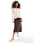 & Other Stories relaxed open collar sweater in natural