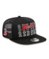 Фото #1 товара Men's Black Boston Red Sox Street Team A-Frame Trucker 9FIFTY Snapback Hat
