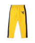 ფოტო #4 პროდუქტის Infant Boys and Girls Navy, Gold West Virginia Mountaineers Little Kicker Long Sleeve Bodysuit and Sweatpants Set