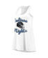 Women's Threads White Indianapolis Colts Indiana Nights Alternate Racerback Tank Top