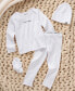 Baby Boys or Girls Organic Cotton Layette, 4 Piece Set