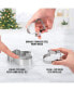 Фото #7 товара Metal Christmas Cookie Cutters 14-Pc.