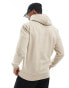 GANT large tonal shield logo hoodie in beige