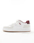 Фото #4 товара Levi's Glide leather trainer with logo in cream suede mix