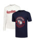ფოტო #1 პროდუქტის Big Boys Navy, White Cleveland Guardians T-shirt Combo Set