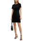 ფოტო #1 პროდუქტის Women's Slim-Fit Crew-Neck Dress