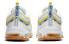 Фото #5 товара UNDEFEATED x Nike Air Max 97 联名款 包裹性支撑 低帮 跑步鞋 男女同款 白黄蓝 / Кроссовки Nike Air Max 97 UNDEFEATED DC4830-100