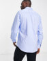 Фото #3 товара Selected Homme slim fit easy iron smart shirt in light blue