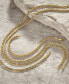 Rope Link 22" Chain Necklace in 18k Gold-Plated Sterling Silver