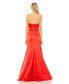 Фото #2 товара Women's Ieena Strapless Bow Mermaid Gown