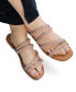 Фото #6 товара Women's Tritoney Braided Strappy Slide Flat Sandals