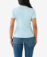 Фото #2 товара Women's Short Sleeve Ombre Crystal Arch Logo T-shirt