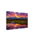 Фото #2 товара Darren White Photography Black Ponds Sunset 1 Canvas Art - 27" x 33.5"