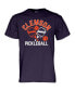 Men's Purple Clemson Tigers Pickleball Crossed Paddles T-Shirt