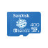 Фото #1 товара SanDisk SDSQXAO-400G-GNCZN - 400 GB - MicroSDXC - Class 1 - 100 MB/s - 90 MB/s - Blue