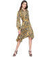 Фото #5 товара Women's Printed A-Line Shirtdress