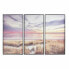 Набор из трех картин DKD Home Decor Средиземноморье Солнце (120 x 2,8 x 80 cm)