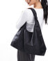 & Other Stories nylon grab bag in black - фото #1