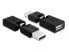 Фото #2 товара Delock 65260 - USB 2.0 A - USB 2.0 A - Black