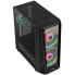 Фото #2 товара Aerocool NightHawk Duo Midi-Tower, Tempered Glass - schwarz