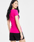 Фото #2 товара Women's Ribbed Square-Neck T-Shirt, Created for Macy's