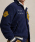 ფოტო #3 პროდუქტის Men's Pile Fleece Letterman Jacket