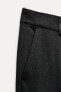 Zw collection trousers with frayed waist