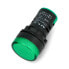 LED indicator 230V AC - 28mm - green