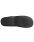 ფოტო #3 პროდუქტის Isotoner Signature Men's Microterry Jared Hoodback Slippers with Memory Foam