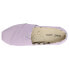TOMS Alpargata Canvas Slip On Womens Purple Flats Casual 10017734T