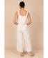 Women's Eleanor High Waisted Pants Бежевый, XLARGE - фото #4