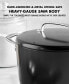 Aluminum, Stainless Steel 8-Quart Stock Pot with Lid