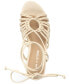 Фото #4 товара Women's Tillyy Strappy Lace Up Wedge Sandals, Created for Macy's