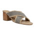 Фото #2 товара VANELi Levya Slide Womens Beige Casual Sandals 305271