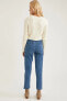 Фото #3 товара Kadın Mavi Vintage Slim Fit Yüksek Bel Jean Pantolon S8496AZ20AU