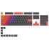 Фото #1 товара Glorious GPBT Keycaps - 114 PBT Tastenkappen, ANSI, US-Layout - Celestial Fire