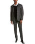 Фото #1 товара Canali 2Pc Wool Suit Men's Black 48